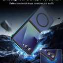 for Samsung Galaxy Z Flip 7 Case Magnetic, Z Flip 7 Case [Compatible with MagSafe], Translucent Matte Military Grade Drop Protection Slim Fit Hard PC Rugged Phone Cover for ZFlip7,Black