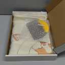 Ourokhome Silicone Baking Mat Sheet and Pastry Dough Cutter, 0.5 Inch Thick 32" X 24" BPA free Silicone Rolling Mat, Non-Stick and Anti-Slip, Dishwasher Safe (Beige) (Creamy white)