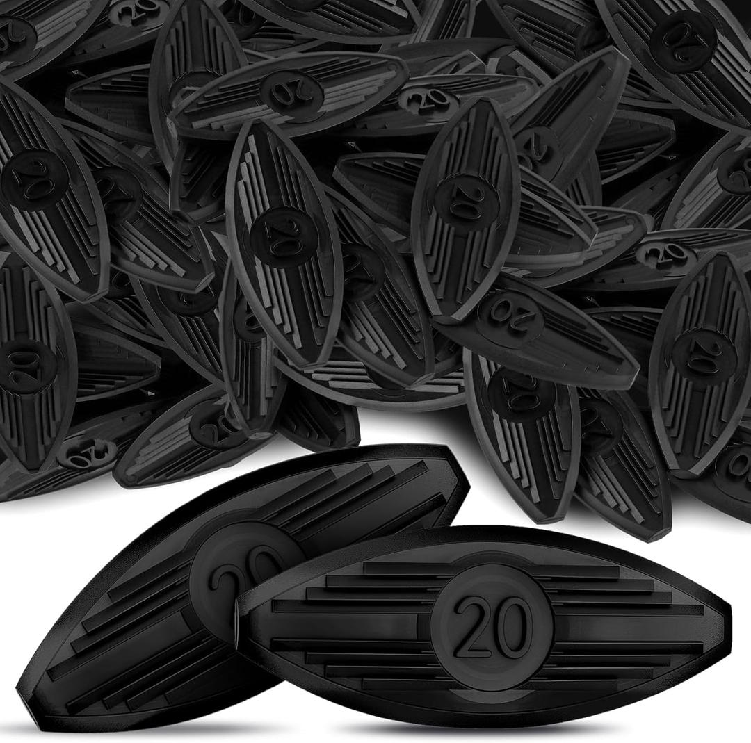 100 Pcs Plastic Biscuit Joiners Self Clamping Plate Joiner Tool Connectors for Woodworking Composite Deck Fixed Door and Furniture Framing Joinery Black