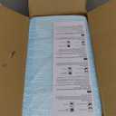 Amazon Basics Leak-Proof Dog and Puppy Potty Training Pee Pads with Quick-Dry 5-Layer Super Absorbent Design, Regular Size 22 x 22 inch, Blue & White, 100 Count