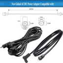 Dual Motor Power Kit - Universally Power Cord for Recliner Chair - 2-Pin 29V2A Adapter with Extension L and Y Splitter Extension Cord Shape Cable Cord for Lift Chair, Recliner Sofa, Recliner Couch
