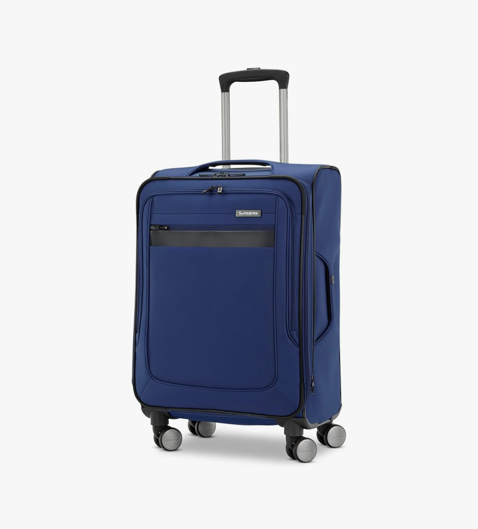 Samsonite Ascella 3.0 Softside Expandable Luggage with Spinner Wheels, CO EXP Spinner, Sapphire Blue