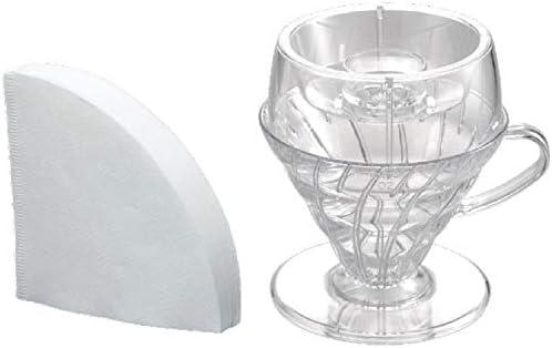 Hario V60 Drip-Assist Set, Size 02, Clear