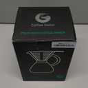 Coffee Gator Pour Over Coffee Maker - 27oz High Heat Borosilicate Glass with Reusable Stainless Steel Filter, Drip Coffee Brewer Dripper Set Carafe, 800ml Clear