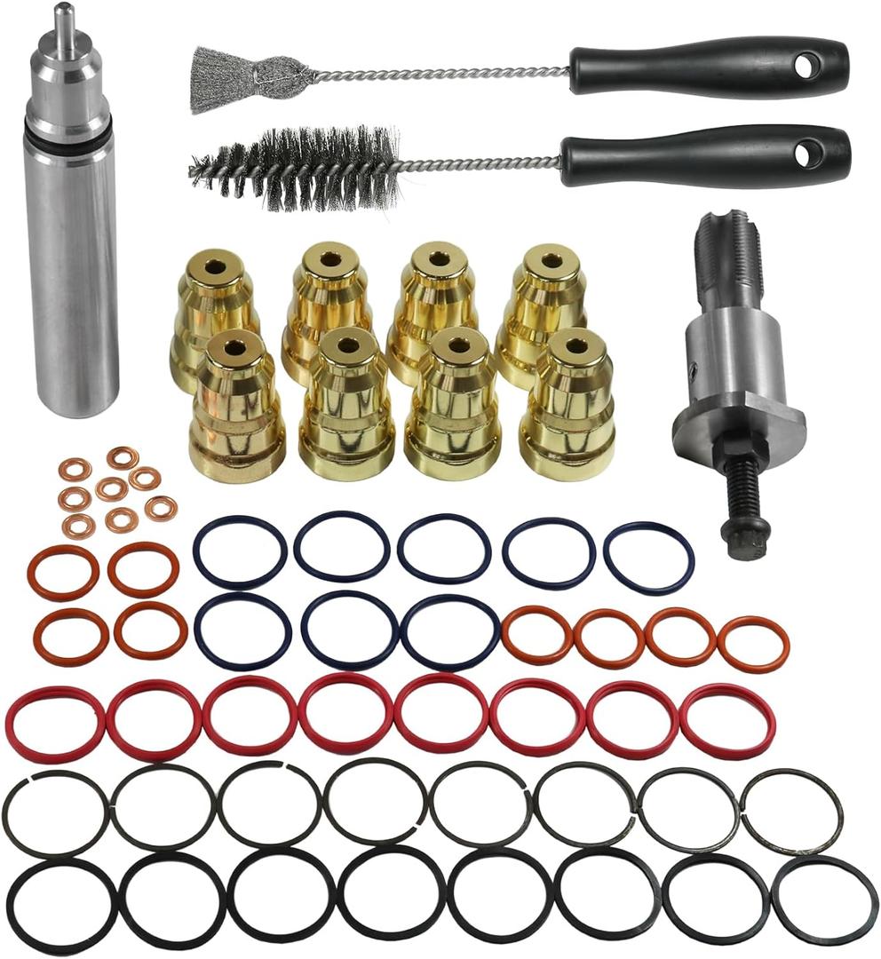 JDMSPEED New Injector Sleeve Cup Removal Installation Tool Kit F4TZ9F538A Replacement For Ford 1994-2003