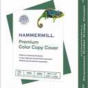 Hammermill Cardstock, Premium Color Copy, 100 lb, 8.5x11 - 1 Pack (250 Sheets) - 100 Bright, Made in the USA Card Stock, 120024R, White