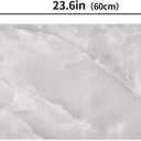 Haimin Wall Panels Peel and Stick 10 Pieces 23.6x11.8in (19.4 Sq.Ft. Coverage) Lightweight Backsplash Marble Look Tile (not Real Marble) Ideal for Kitchen Living Rooms Bedrooms (Light Gray-MNH)