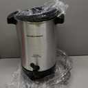 Hamilton Beach 45 Cup Coffee Urn and Hot Beverage Dispenser, Silver