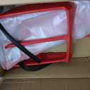 A-Premium Red Plastic Gas Tank Side Covers with Grill
