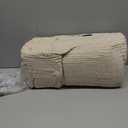 EMME Muslin Cotton Blanket King Size Adults Bed Layering Beige 108" x 90"