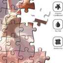 1000 Piece Large Jigsaw Puzzles for Adults: Romantic & Elegant Ballerina Fantasy Art in Archway - Challenging Educational Puzzle for Mindfulness & Family Bonding