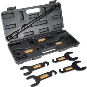 Pneumatic Fan Clutch Removal Tool Kit - 8pcs Clutch Fan Removal Tool Kit Compatible with Jeep, Ford, GM, Chrysler