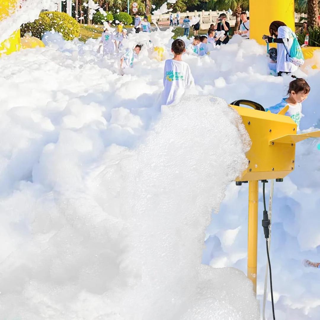 Foam Machine for Party, Party Foam Machine with Water Tank, Foam Cannon for Garden, Pool, Indoor, Birthdays, Celebrations, and Backyard Events