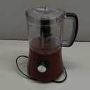 Electric Vegetable Chopper & Food Processor, 3 Cup Capacity, For Mincing, Emulsify and Puree (Burgundy)