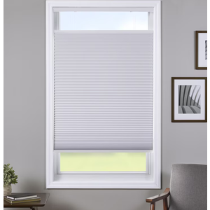 No Drill Top Down Bottom Up Light Filtering Cellular Shades White, 21x72