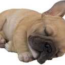 Hi-Line Gift Ltd, Pet Pals French Bulldog Puppy Sleeping, 7-inch Length, Indoor Outdoor Statue Figurine