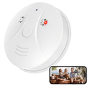 1080P HD Wireless WiFi Indoor Camera Smoke Detector for Home Security with App Control & Motion Detection,Outdoor Camera with Night Vision & Loop Recording for Office/Garage/Shop,Easy to Use & Install