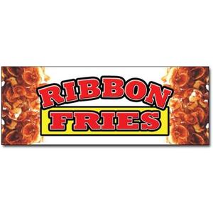 24" Ribbon Fries Decal Sticker hot Chips French