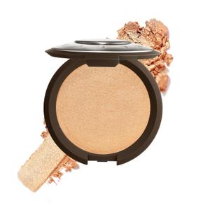 Smashbox X BECCA Shimmering Skin Perfector Pressed Highlighter | Creamy Formula that Melts into Skin for a Natural, Radiant, Glow-Boosting Highlight (03 - Champagne Pop (Soft Gold with Pearl))