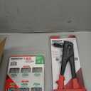 Arrow Heavy Duty Riveter Kit, Professional Pop Rivet Gun with Assorted 120 Rivets