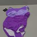 One Shoulder One Piece Swimsuit for Women Tummy Control Bathing Suits Color Block Ruched Swim Suit Slimming Swimwear (Medium)