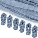 6 Pack Cheese Cloth Table Runners, 10 Foot Cheesecloth Table Runner Boho, Cheesecloth Table Runner 35x120, Blue Cheesecloth Table Runner, Dusty Blue Table Runner, Wedding Arch Draping Fabric