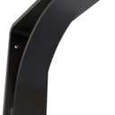 3"W x 8"D x 8"H Morris Steel Bracket, Powder Coated Black