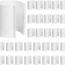 Jetec 32 Pcs White Pool Cover Clips PVC Clamp for Swimming Pool Wind Guard Cover Clips for 1-1/2 Inch PVC Pipe for Securing Swimming with Metal Railing