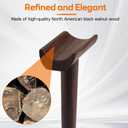 Yookin Wood Headphone Stand Headset Stand for Deak Universal Headphone Holder with Storage Base Handcrafted Desk Organizer for Gaming Headsets(Beech Wood)