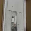 SUPERJARE 31.5" White Desk with 2 Drawers, Modern Makeup Vanity with Padded Stool, Small Computer Desk Home Office Desk for Writing Study Bedroom