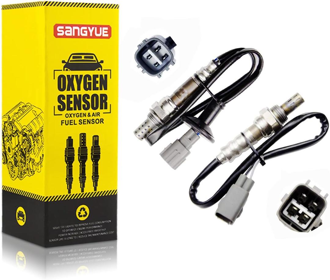 2PCS Oxygen O2 Sensor 1 & 2 for 2004-2006 Scion XA XB; 2003-2005 Toyota Echo Upstream + Downstream