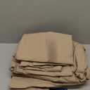 Bedsure Deep Beige Duvet Cover King Size - 3 Pieces Prewashed Cotton-Like Extra Soft Bedding Set, Includes 1 Duvet Cover 104x90 Inches with Zipper Closure & 2 Pillow Shams, Comforter Not Included