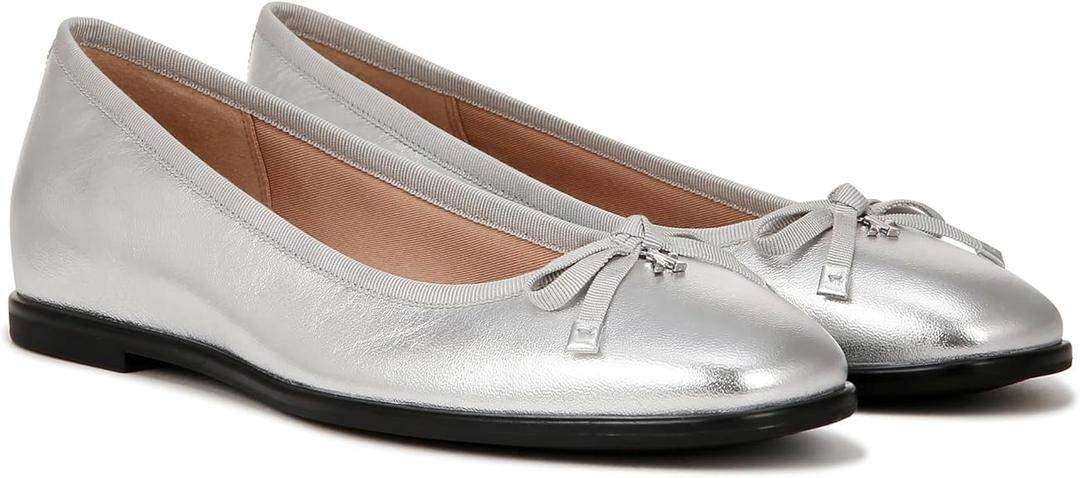 Womens Banks Pump English Tea Brown Leather , Silver, 7