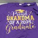 Proud Grandma Of A Class Of 2025 Graduate 2025 Senior T-Shirt XXL