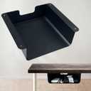 Under Desk Storage Shelf Under Desk Drawer Storage for Sit Stand Desk, Table, Gaming Desk, Workstations Under Desk Organizer Adds Tray for Home and Office(Black)