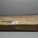 Huuger 48 x 28 Large Electric Standing Desk, Height Adjustable Desk, 27.6" Deep Desktop, Stand up Gaming, 2 Hooks, 3 Preset Heights, for Home Office, Grey