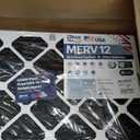 BNX TruFilter 16x24x1 MERV 12 Odor Defense (6-Pack) AC Furnace Air Filter with Activated Carbon - MADE IN USA - Pleated Air Conditioner HVAC AC Furnace Filters - Removes Odor, Mold, Bacteria, Smoke