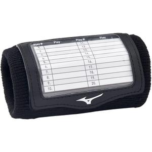 Mizuno Play Call Wristband, One Size Fits All (Black)