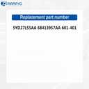 RARAYC 5YD27LS5AA Upgrade Transmission Shifter Bezel with Harness Fit Compatible with 2014-2018 Jeep Cherokee 68413957AA 601-401 Transmission Shifting Bezel Trim