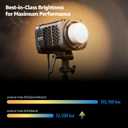 amaran Halo 600x LED Studio Light, 610W Bi-Color COB Compact Video Light
