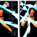 JUST FUNKY Naruto Shippuden Rasengan 20"x16" Light-Up Canvas Wall Art