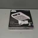 Nail Dust Collector for Nail Techs, Compact & Quiet Vacuum Fan Dust Collector with Reusable Filter, Powerful Dust Suction Machine, Nail Tech Must Haves for Gel Polish, Pedicures, Salon & Home Use (Black White)