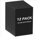 12PACK Black Foam Board 24x36×3/16 inches,5MM Poster Board for DIY Projects Blank Board Perfect for Arts Crafts School Projects Presentation Displays