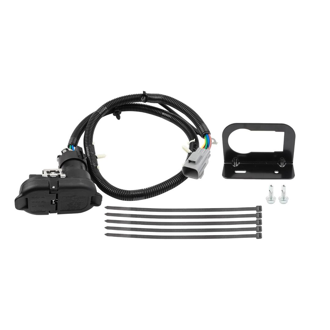 Trailer Tow Rear Bumper Wiring Connector Harness Kit Compatible with Ford Transit 150 250 350 2015-2019 Replace CK4T-13B576-KE Trailer Hitch Wiring Plug Harness Kit