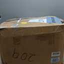 Area Rug 10x14 Washable Rug, Vintage Boho Medallion Rugs Non-Slip Soft Low Pile Large Distressed Rug Indoor Retro Carpet for Living Room Bedroom Dining Room Home Office (Beige, 10'x14')