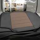 Car Seat Covers Full Set, 5 Seats Universal Leather Seat Covers for Cars, Waterproof Front and Rear Seat Cover, Breathable Automotive Seat Cover for Most Sedans, Trucks, SUVs, Black&Brown