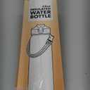 GOSWAG Insulated Sports Water Bottle, 24oz 2 Lids(with Straw/No Straw), Stainless Steel Water Bottles with Paracord Handle, Insulated Bottle with Double-Wall Vacuum Insulation (Matte Orange)