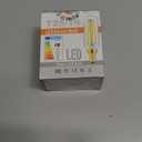 Dimmable T6 LED Bulbs 8W E12 Edison Light Bulbs Soft White 3000K Candelabra Incandescent Bulbs 100 Watt Equivalent Vintage LED Filament Edison Candle Bulb with Decorative,800lm, 6Pack.