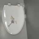 Mayfair NextStep Slow-Close Toilet Seat with Built-In Toddler Potty Training Seat, Removable, White, Round