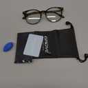 Gaoye Blue Light Blocking Glasses, Retro Round Eyewear Frame Anti Eyestrain Computer Glasses for Women Men (Tea Leopard/Transparent Lens)